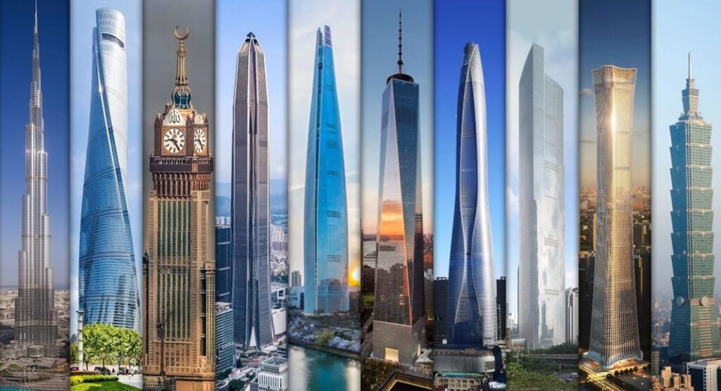 بلندترین برج‌های جهان در کدام کشور است؟